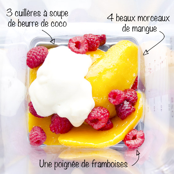 compote crue mangue framboise beurre de coco 01
